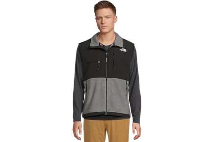 The North Face Retro Denali Vest tnf mid grey heather/tnf black