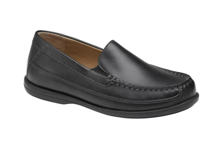Детские мокасины Johnston & Murphy Kids Locklin Venetian, черные