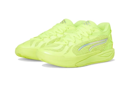 Женские кроссовки PUMA Stewie Basketball Shoes lime squeeze/lime sheen