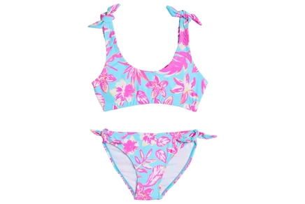Купальник Snapper Rock Kids Tropical Glow Recycled Crop Bikini (Toddler/Little Kid/Big Kid)
