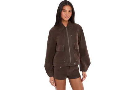 Куртка Free People Blair Vegan Suede Sierra