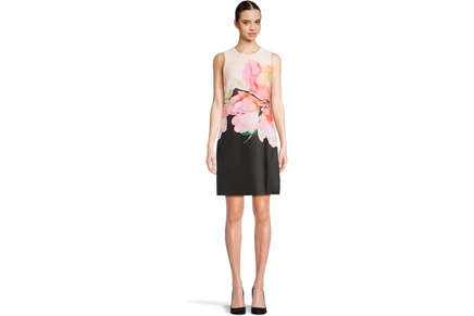 Платье Calvin Klein Scuba Foral Sheath