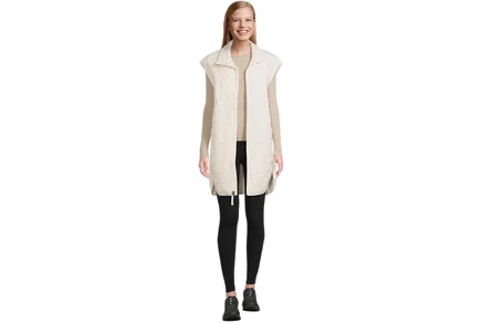 The North Face Diamond Peak Insulated Vest white dune