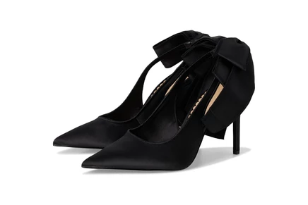 Женские туфли-лодочки Steve Madden Teacup, в черном сатине