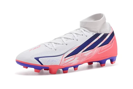 Мужские высокие бутсы Adidas F50 Club, бело-фиолетовые