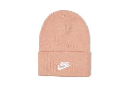 Унисекс шапка Nike Peak Futura, розово-золотистая/белая