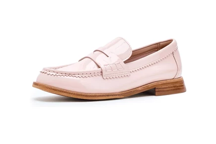 Johnston & Murphy Gillian Penny Loafers blush