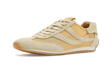 Женские кеды Vince Oasis Runner Raffia-W, светло-серые