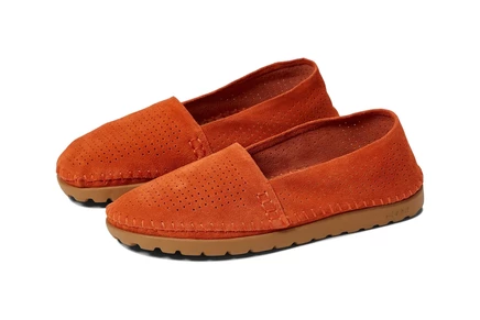 Женские мокасины Acorn Addison Suede Moc Bloom, имбирные