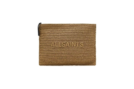 AllSaints Bettina Large Paper biscuit brown