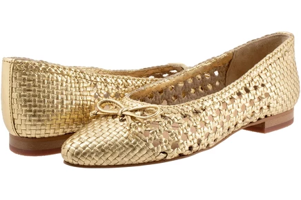 Trotters Edith gold metallic