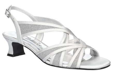 Easy Street Tristen silver satin
