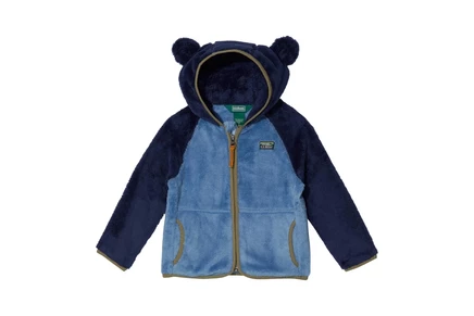 Пальто L.L.Bean Hi-Pile Fleece Color-Block Jacket (Toddler) bright navy/soft blue
