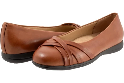 Женские балетки Trotters Daphne, коричневые