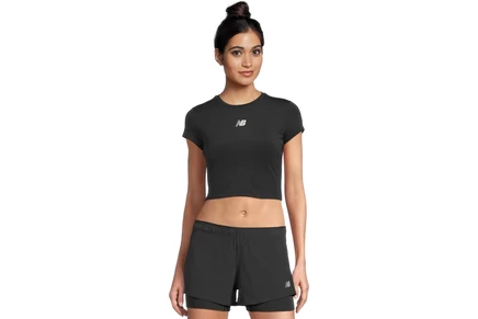 Женская футболка New Balance NB Harmony, черная