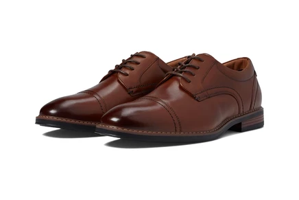 Мужские оксфорды Nunn Bush Centro Flex Cap Toe, коньячный