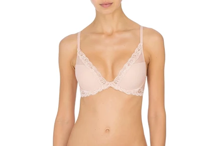 Женский бюстгальтер Natori Feathers 730023, камео-розовый