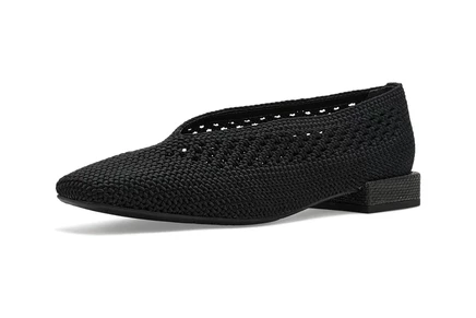 Женские балетки Sam Edelman Kasey Knit плетеные, черные