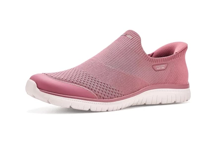 Женские слипоны Skechers Hands Free Virtue Serendipity, темно-розовые
