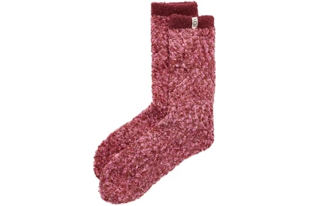 Женские носки UGG Cozy Chenille, кофейно-ягодные