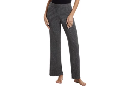 Брюки Barefoot Dreams Cozychic Ultra Lite Lurex Rib Wide Leg Pant
