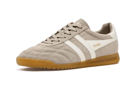 Женские кеды Gola Stadium Suede, бежево-белые