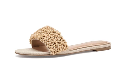 Сандалии Vince Camuto Balea Beaded Band Flat Sandals