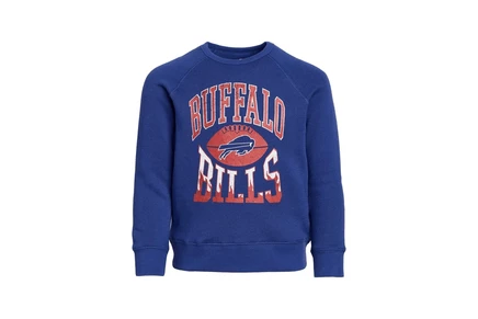 Толстовка Junk Food Clothing Kids NFL Buffalo Bills Hot Route Raglan Fleece (Little Kid/Big Kid)