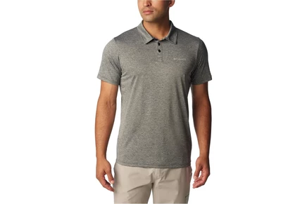Мужская рубашка Columbia Hike Polo black heather