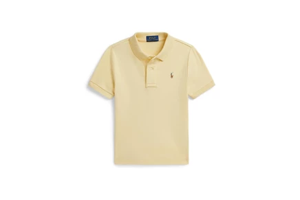 Детская поло Polo Ralph Lauren Kids Soft Cotton, желтая