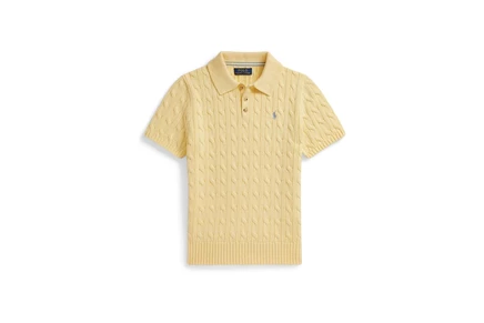 Свитер Polo Ralph Lauren Kids Cable-knit Cotton Polo Sweater (Big Kid)