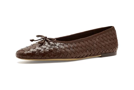 Женские балетки Sam Edelman Ruthie плетеные, коричневые