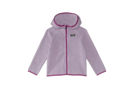 Пальто L.L.Bean Beans Sweater Fleece Full Zip (Toddler) lavender ice