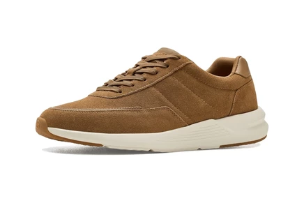 Peter Millar Journeyman Suede Sneaker dark jute