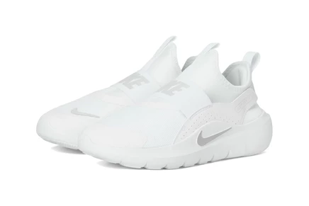 Nike Kids Flex Runner 4 (Big Kid) white/platinum tint/white