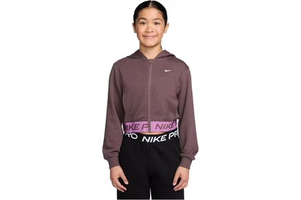 Толстовка Nike Kids Pro Fleece Dri-FIT Full-Zip Hoodie (Little Kid/Big Kid)
