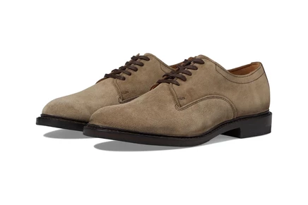 Мужские оксфорды Allen Edmonds Trevor, замш, коричневые