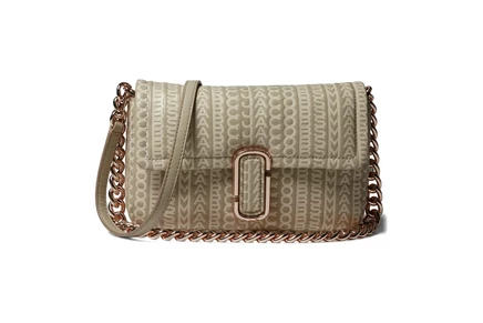Женская сумка через плечо Marc Jacobs The Monogram Leather Shoulder Bag