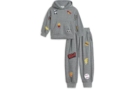 Детский комплект Lola and The Boys Cool Patch, серый