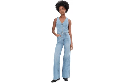 Комбинезон Levis Premium Denim Vest Wideleg Jumpsuit
