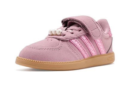 adidas Kids Breaknet Sleek Shoes (Little Kid) magic mauve/bliss pink/gum