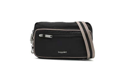 Унисекс поясная сумка Baggallini Securtex, черная