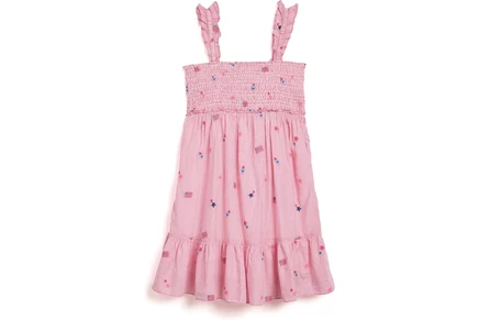 Детское платье Lilly Pulitzer Mini Hardy, розовое