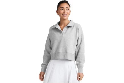 Женский свитшот Beyond Yoga Luxefleece Collared Sweatshirt