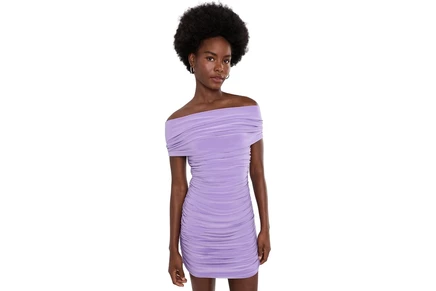 Платье Norma Kamali Sleeveless Cowl Neck Side Shirred Pickleball Dress