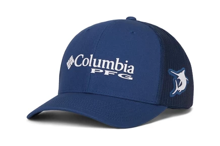 Унисекс бейсболка Columbia PFG Mesh с сеткой, антрацитовая