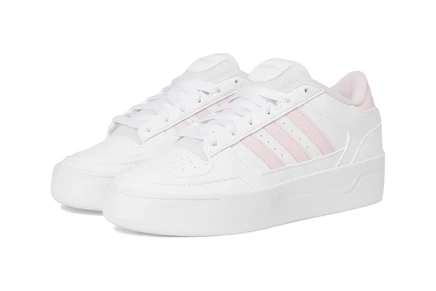 Детские кроссовки Adidas Kids Break Start, бело-розовые