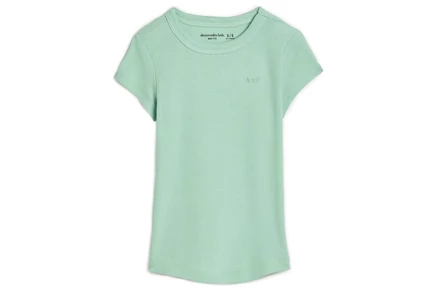 abercrombie kids Essential Baby Tee (Little Kid/Big Kid) birds egg green