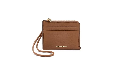 Кошелек Michael Kors Jet Set Small на ремешке, коричневый
