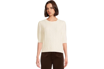 Свитер Michael Stars Elaine Puff Sleeve Pullover